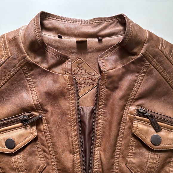 JOU JOU Faux Leather Jacket - Picture 9 of 9